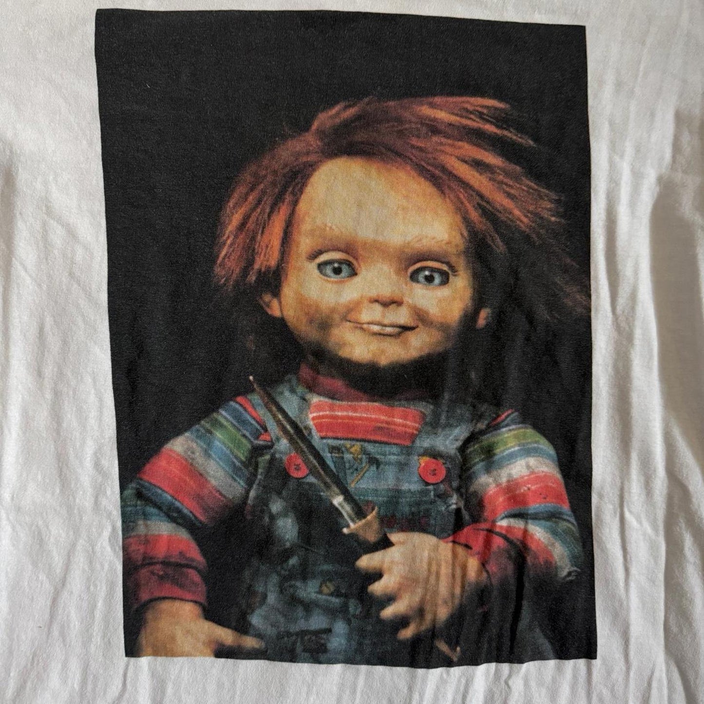 VTG 90's Child's Play 2 Movie Promo Chucky Doll Universal Studios T-Shirt