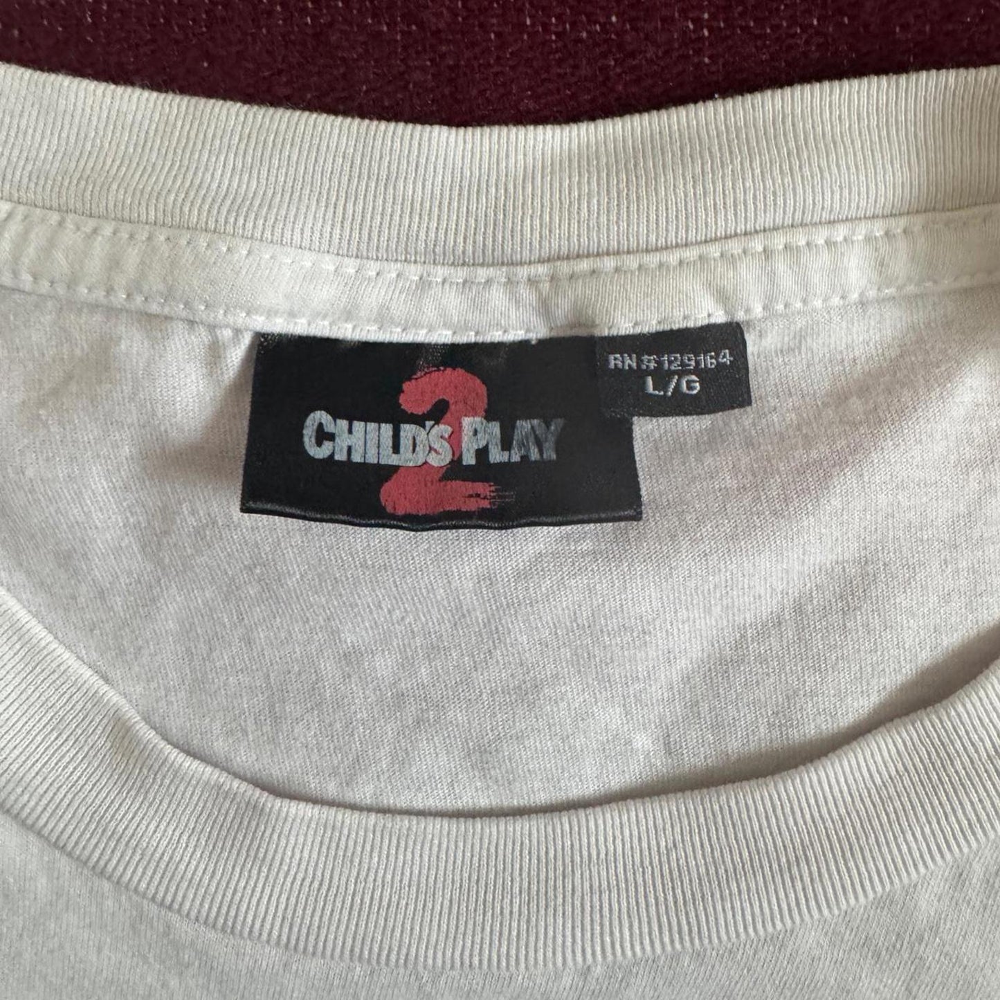 VTG 90's Child's Play 2 Movie Promo Chucky Doll Universal Studios T-Shirt